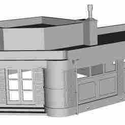 Southern Railway (Art Nouveau/Deco) 1930s station building 1/100 scale