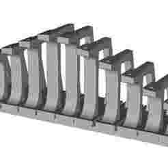 Southern Railway Concrete Platform brackets 1/100 scale