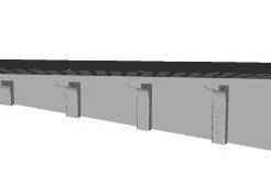 Southern Railway Concrete platform edge and coping sections 1/87 scale