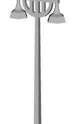 Southern Railway Concrete platform lamps 1/100 scale