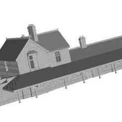 Southern Railway Rotherfield and Mark Cross station building 1/120 scale