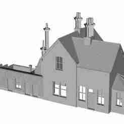 Southern Railway Slinfold station building 1/100 scale