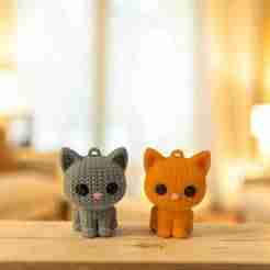 Souvenir Woven Kitty Key Holder Key Ring