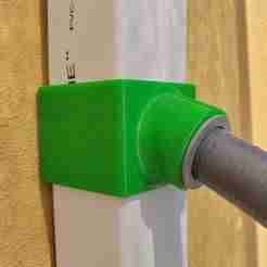 Square Rainwater diverter for downpipes