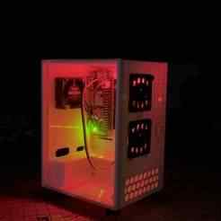 Titan V1 – Advanced RGB Gaming Case for Raspberry Pi Zero 2W | Active Cooling