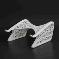 Topology-Optimized Lattice Laptop Stand (3D Printable)