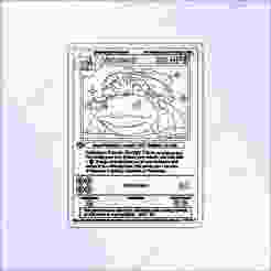 Venusaur Pokemon Card Vector SVG PDF DXF Laser Cutter File