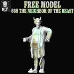668 Followers Free Model : The Neighbor of the Beast