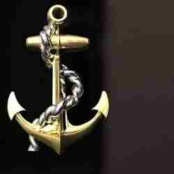 Boat anchor pandantive