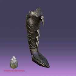 Sauron Shin Armor Yüzüklerin Efendisi 3D DİJİTAL İNDİR
