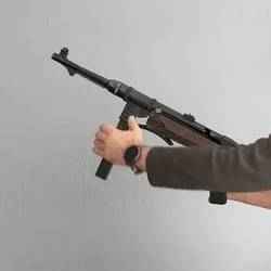 Full-sized mechanical replica of the German MP-40 submachine gun