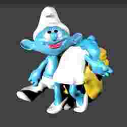 couple dancers smurfs smurfs smurfs