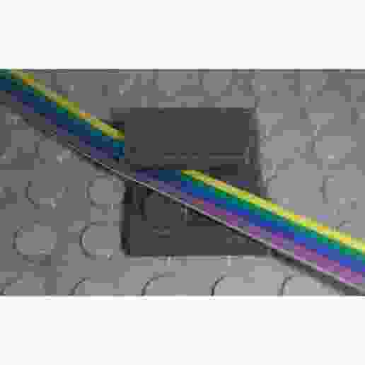 Lego compatible wire guide for train network