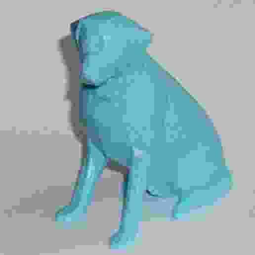Low Poly Labrador (Dog Statue)