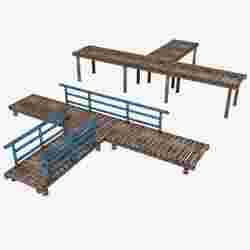 Wooden platform