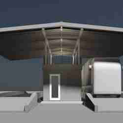 Truck weight scale station 24i15
