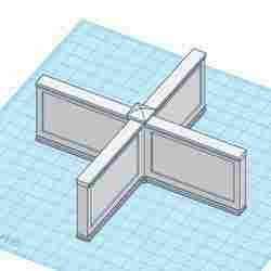 Boundary Wall 2 (Pillar Intersection puzzle) 1:64 scale