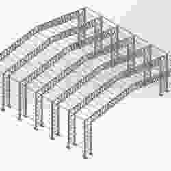 Industrial building structure