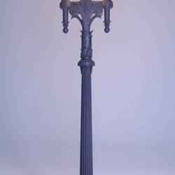 Old american lamp post