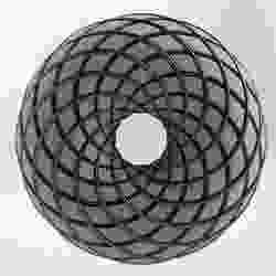 Rodin Coil Torus .STL 12 INCHES Diameter Coil | iToroid Vortex Wave Field Generator | PEMF Coil 2 x 12 groves