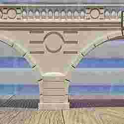 Vaulted bridge with molding HO 1/87 - "Le régent" (The Regent)