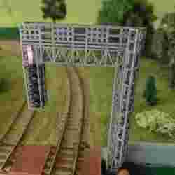 [ZM H0 scale] PKP Signal bridge 75mm width FDM