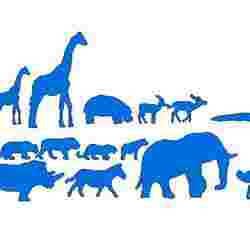 Animals architecture scale 1:100 - african savanna