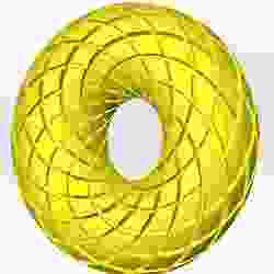 Orgone Scalar | Rodin Coil Torus STL 90mm x 32mm Diameter Coil | Magnetic Field Generator | iToroid Vortex Field Generator 2 x 12 TURNS