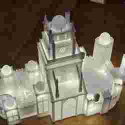 Masyaf Castle – Large STL with LED Slot | Printable Decorative Fortress Model