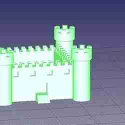 Medieval Castle (square base)