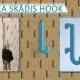 A simple bar that bridges two Ikea Skadis hooks by Fabber