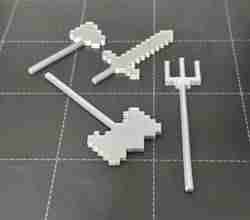 Custom Dummy 13 minecraft fantasy weapons.