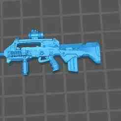 1/12 gi joe classified style rifle/weapon quik kik