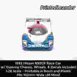 1:28 Scale 1992 R92CP Body Shell w/ Dummy Chassis (MiniZ LM)
