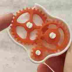 3 gears box fidget