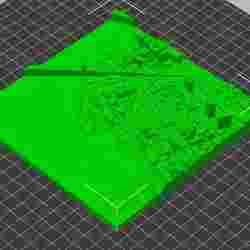 3D MODEL OF NEW YORK, MANHATTAN, DOWNTOWN SAMPLE