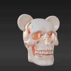 3D Printable Candy Bear with Steampunk Skull – Resin Optimized Figure