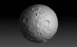 3D Printable Moon Model - Ideal Design for Candle Making