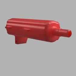 Airsoft cylinder with nozzle for agm003 - reinforced