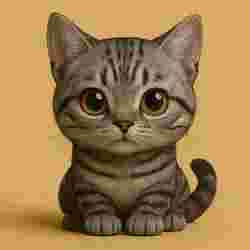 American Shorthair Chibi STL