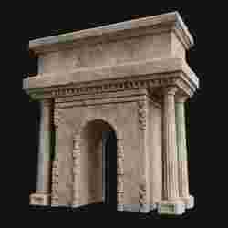 Ancient Ruin Greek/Roman Temple - Monument & Column