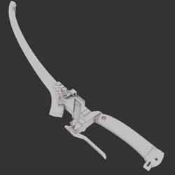 Asaba Harumasa Big Katana bow - Zenless Zone Zero