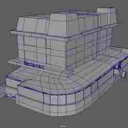 Bar Restaurant Hotel Low Poly // Design 01