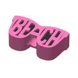 Beach Sunglasses Straw Topper 2 sizes 3MF File included