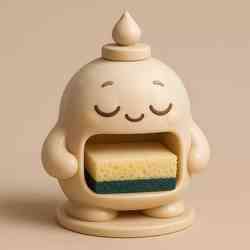 Bubble Buddy Cute Sponge Holder