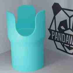 Car Cupholder Extension V2 for 36oz YETI, Stanley, Frank Green – Fits 90mm Car Cupholders | 3D Printable STL by PandaWorks