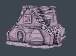 Cartoon style Architecture - family house 2