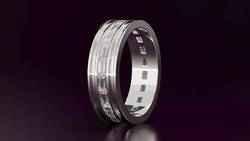 Channel Set Baguette Straight Eternity Ring N05 162CT EU54