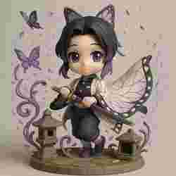 Chibi Shinobu Butterflies Elegance