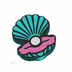 Clam Shell With Pearl straw topper 2 sizes 3MF file included